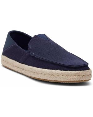 TOMS Alonso Espadrille Loafer - Blue