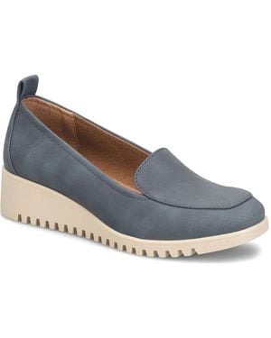 EuroSoft Dawn Wedge Loafer - Blue