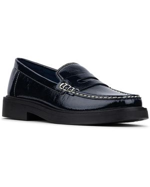 Donald J Pliner Gaspar Penny Loafer - Blue
