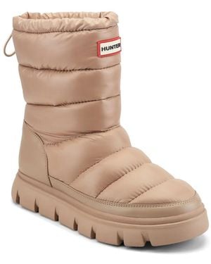 HUNTER Maribel Mid Waterproof Snow Boot - Brown