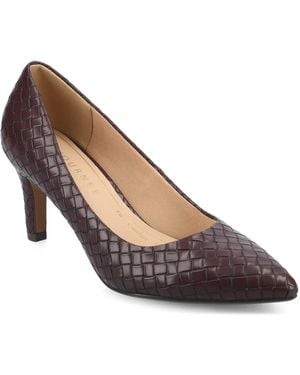 Journee Collection Scylee Pump - Black
