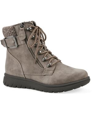 White Mountain Wide Width Hearten Hiker Bootie - Gray