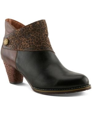L'ARTISTE Here Kitty Bootie - Black