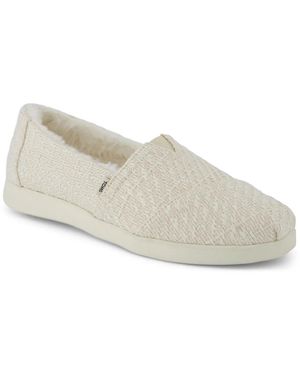 TOMS Alpargata Plus Espadrille Slipon - White