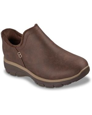 Skechers Wide Width Handsfree Slipins Relaxed Fit: Easy Going Modern Hour 3 Slipon - Brown