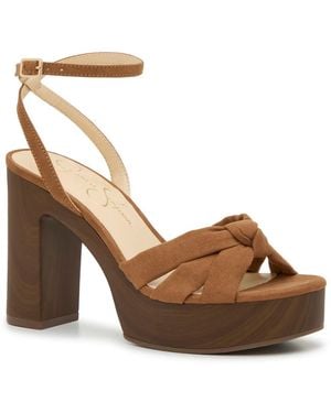 Jessica Simpson Ginien Platform Sandal - Brown