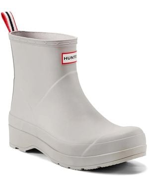 HUNTER Play Short Rain Boot - White