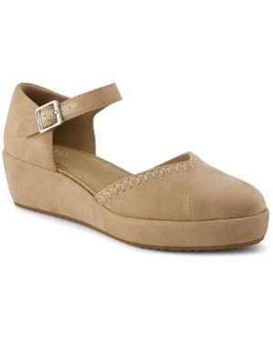 TOMS Gwyneth Wedge Pump - Metallic