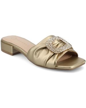 Journee Collection Flavia Sandal - Brown