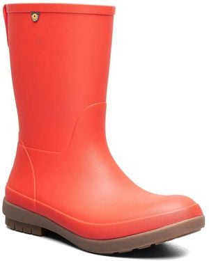 Bogs Amanda Ii Mid Rain Boot - Red