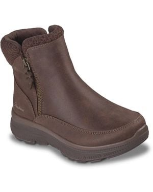 Skechers Relaxed Fit Summits Plus Winter Gleam Bootie - Brown