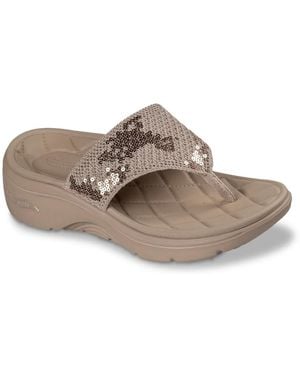 Skechers Go Walk Arch Fit 2.0 Sarina Sandal - Brown