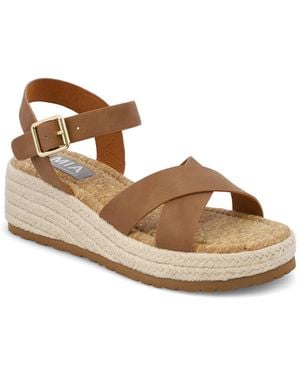MIA Nikky Wedge Sandal - Metallic