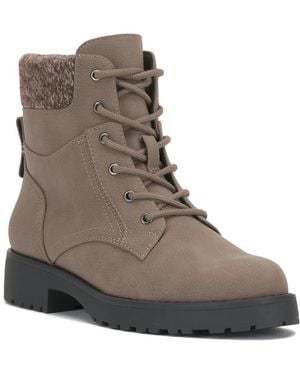 Crown Vintage Tarrie Combat Boot - Brown