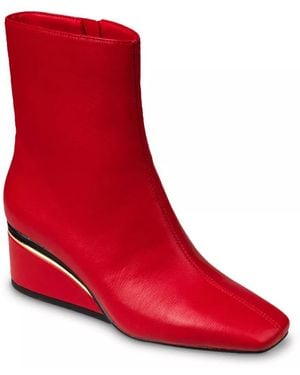 Ninety Union Mona Wedge Bootie - Red