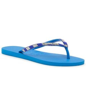 Havaianas Slim Glow Flip Flop - Blue