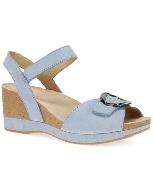 Dansko Stella Wedge Sandal - Blue