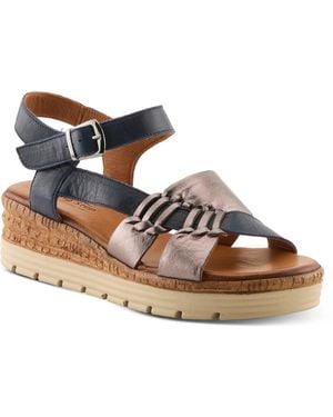 Spring Step Kirra Wedge Sandal - Black