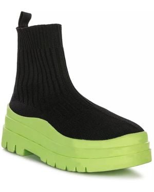LONDON RAG Quavo Platform Bootie - Black