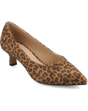 Journee Collection Pammie Pump - Black