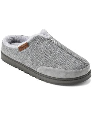 Dearfoams Aldan Notch Clog Slipper - Gray