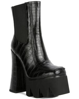 LONDON RAG Bounty Platform Chelsea Boot - Black