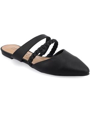 Journee Collection Olivea Mule - Black