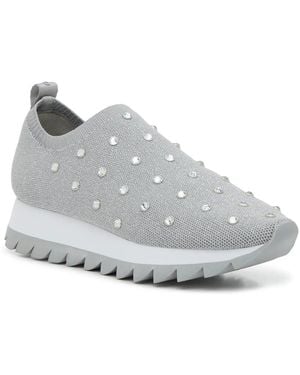 DKNY Abbott Platform Slipon Sneaker - Gray