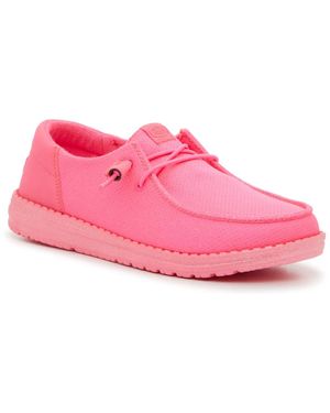 HEYDUDE Wendy Funk Mono Sparkle Slipon - Pink