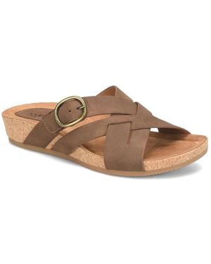EuroSoft Grainger Wedge Sandal - Brown