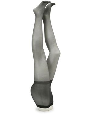 Steve Madden Lurex Tights 2 Pack - Black