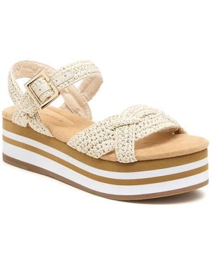 Kelsi Dagger Brooklyn Breeze Platform Sandal - Metallic
