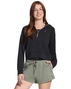 Skechers Skechluxe Elevate Quarter Zip Sweatshirt - Black
