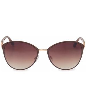 Jessica Simpson Cateye Sunglasses - Brown