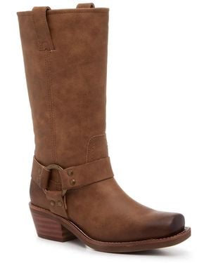 Frye & Co. Lorrie Harness Western Boot - Brown