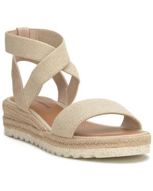Lucky Brand Thimba Espadrille Wedge Sandal - Metallic
