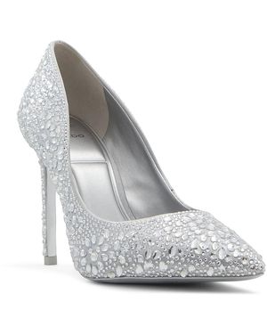 Aldo silver high heels clearance