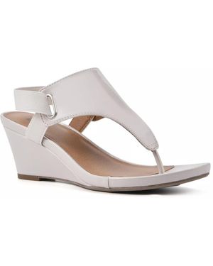 White Mountain All Dres Wedge Sandal - Multicolor