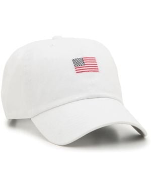 '47 Usa Flag Baserunner Baseball Cap - White