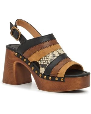 Frye & Co. Wylie Platform Sandal - Brown