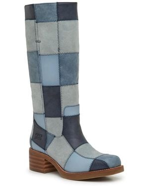 Frye & Co. Miranda Patchwork Boot - Black