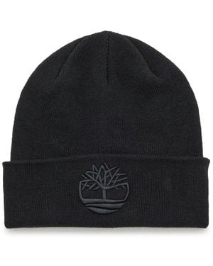 Timberland Embroidered Beanie - Black