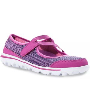 Propet Travelactive Mary Jo Flat - Purple