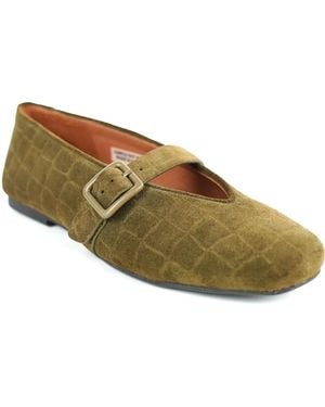 Gentle Souls Westin Mary Jane Flat - Green