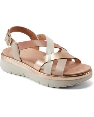Easy Spirit Wide Width Indie Wedge Sandal - Black