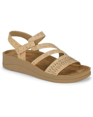BareTraps Feeza Wedge Sandal - Brown