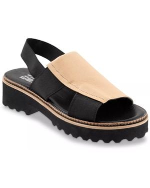 BUENO Amy Platform Sandal - Black