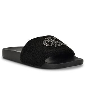Calvin Klein Ahva Slide Sandal - Black