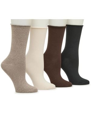 Kelly & Katie Buttersoft Crew Socks 4 Pack - Black