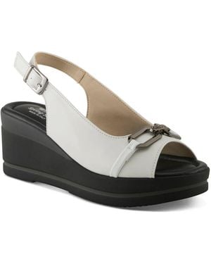Spring Step Tamra Wedge Sandal - Black